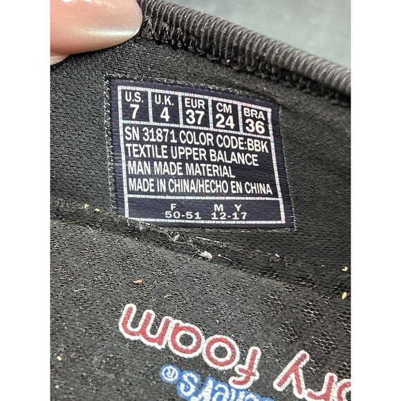 Skechers BOBS Black Slip-On Flats W/ Memory Foam Insole Size 7 Womens - Picture 6 of 7